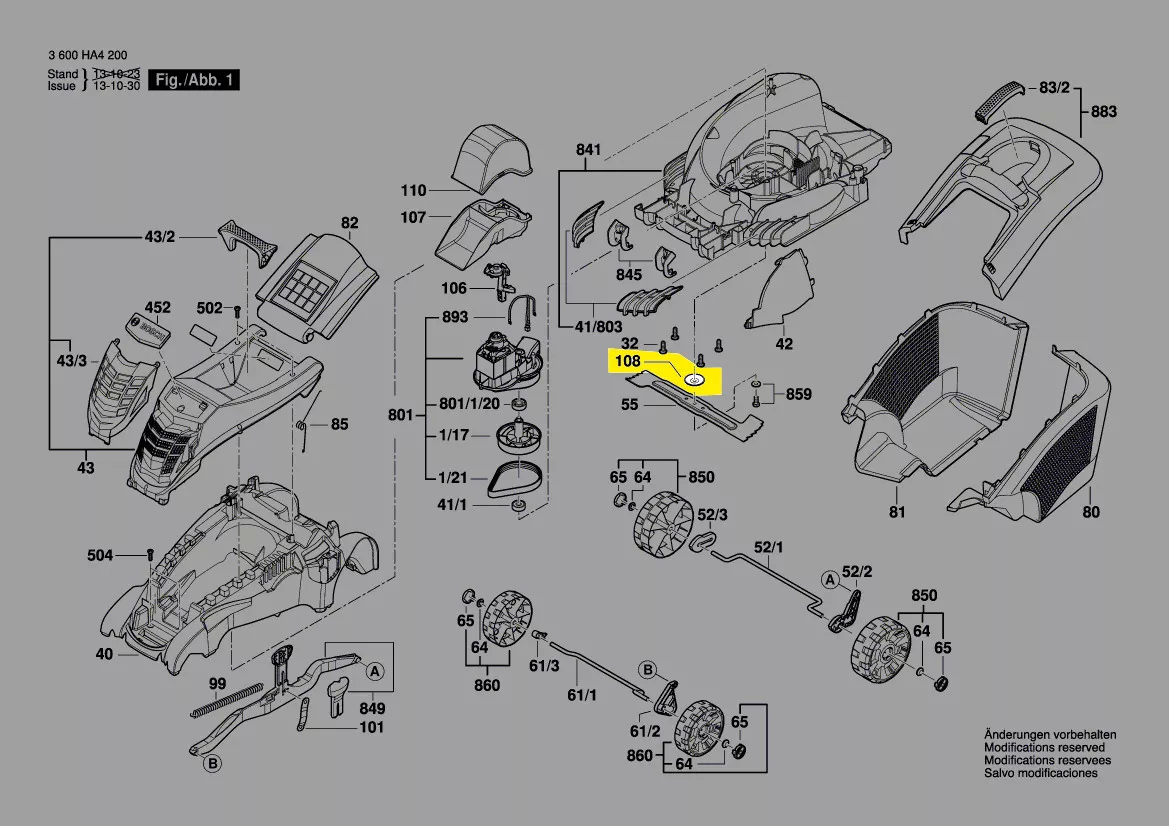 Flasque de palier réf. F 016 L67 627 Bosch